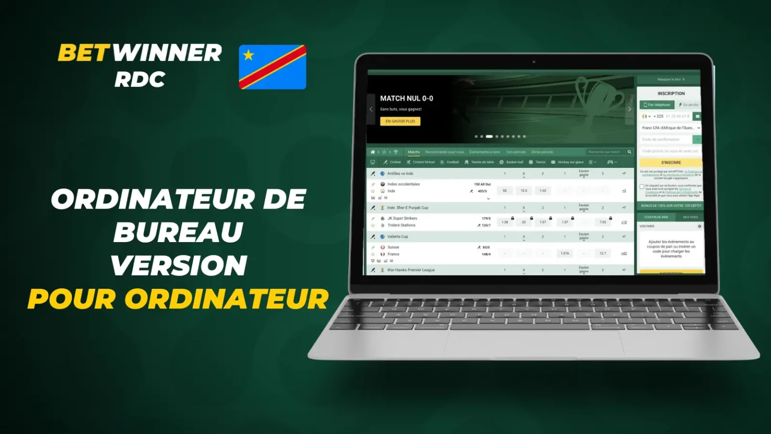 Vérification du compte Betwinner